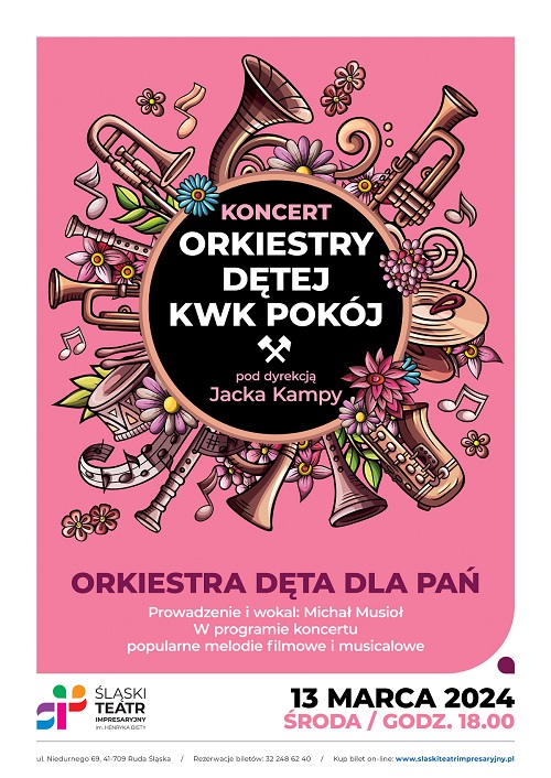 ORKIESTRA DĘTA DLA PAŃ - koncert Orkiestry Dętej KWK Pokój pod dyrekcją Jacka Kampy