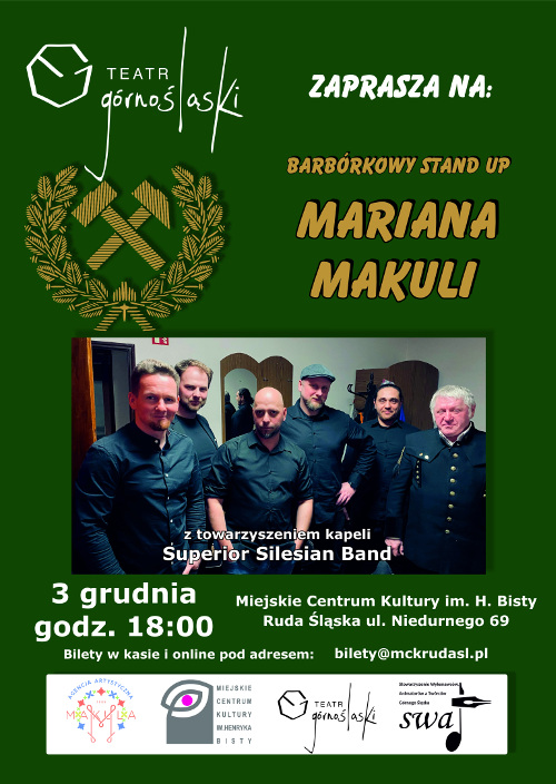 Barbrkowy stand up Mariana Makuli plakat 2 500